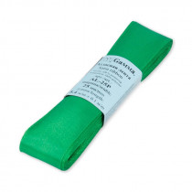 Лента атласная 25 мм ( 1 ") "Gamma" ФАСОВКА 5.4 м №090 ярко-зеленый