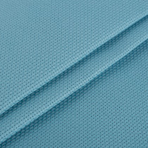 Канва K03 " Gamma" Aida №11 цв. 100% хлопок 30 х 40 см ± 2 см голубой