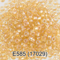 Бисер Чехия " GAMMA" круглый 5 10/ 0 2. 3 мм 5 г 1- й сорт Е585 золотистый ( 17029 ) 