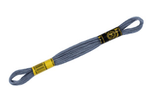 Нитки для вышивания " ПНК им. Кирова" мулине 100% мерсеризованный хлопок 8 м №7006 серый