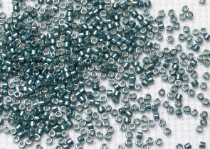 Бисер Япония MIYUKI Delica цилиндрический 11/0 5 г DB1847 оцинкованная морская пена прочное покрытие