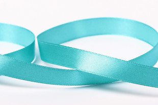 Лента атласная 12 мм ( 1/2 ") "Gamma" №047 лазурный 33 метра