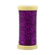 Нитки для вышивания Gamma Brill мулине М металлик 100% полиэстер 50 м M- 133 черный/ лиловый