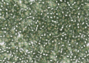 Бисер Япония MIYUKI Seed Beads 15/0 5г 1630 окрашенный мосс грин полуматовый серебряная линия внутри