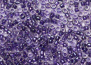 Бисер Япония круглый 15/0 10г 0181 хрусталь/танзанит радужный, окрашенный изнутри