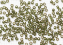 Бисер Япония круглый 11/0 10г 0324 зеленые прерии, золотое сияние